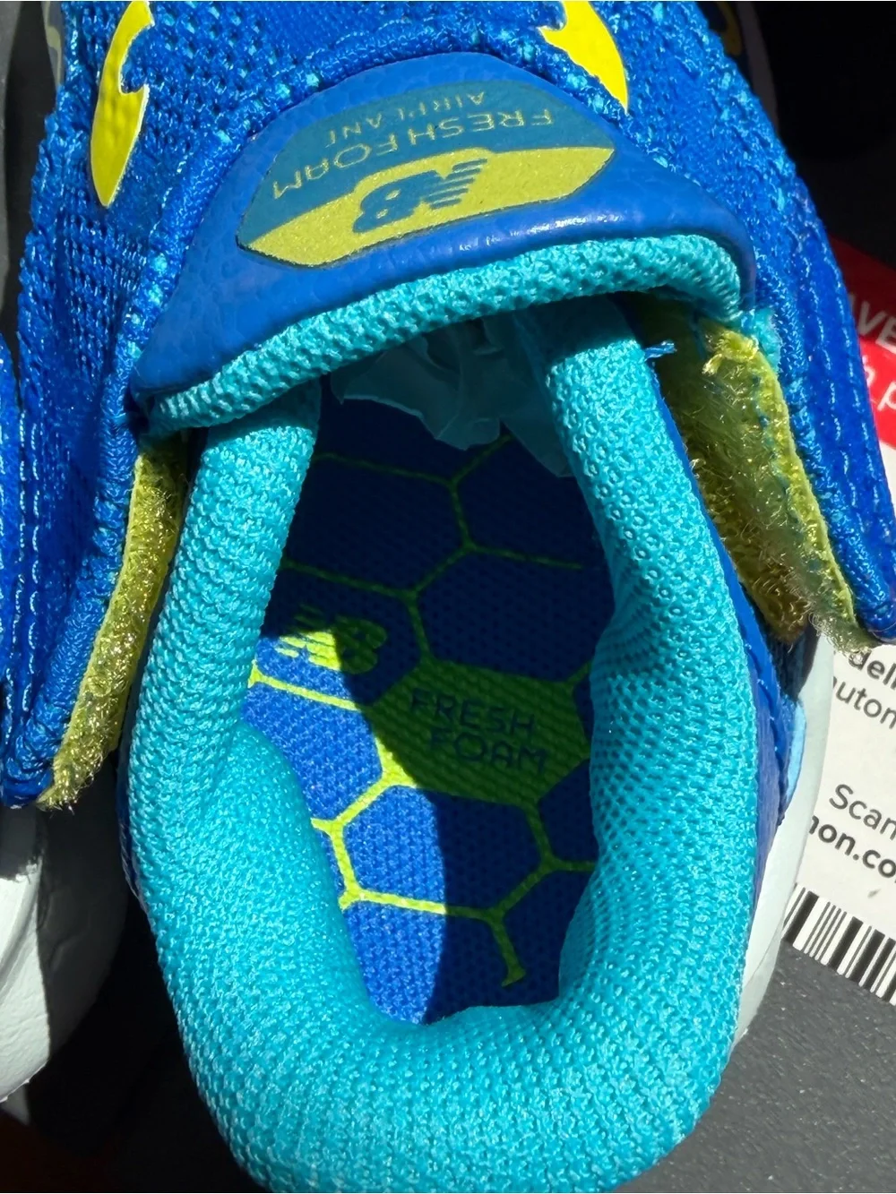 New Balance Blue and Yellow Kids' Sneakers